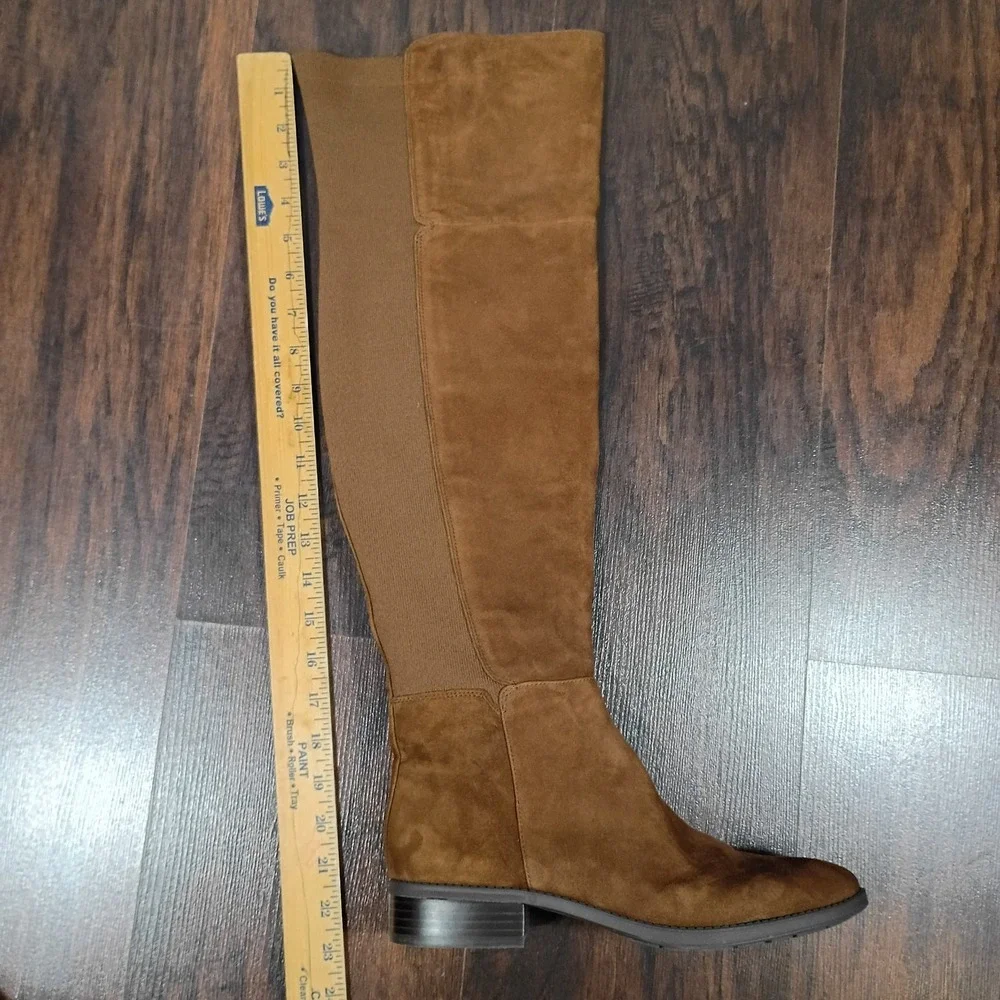 Sam Edelman Women's Pam Over the Knee Boots Brown Suede Women's‎ 9.5